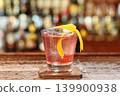 Purple rum and raspberry liquor cocktail 139900938