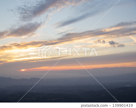 The setting sunset The setting sunset 139901419