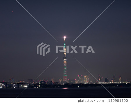 與天空樹的夜視圖 與天空樹的夜視圖 139901590