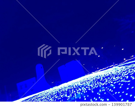 Snow and blue illuminations Snow and blue illuminations 139901787