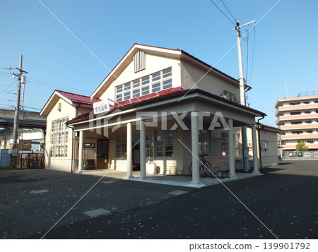 福島交通飯坂線曾田站大樓 139901792
