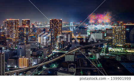 The night view of Tokyo Bay and fireworks over Odaiba <STAR ISLAND 2026 Odaiba> The night view of Tokyo Bay and fireworks over Odaiba <STAR ISLAND 2026 Odaiba> 139901999