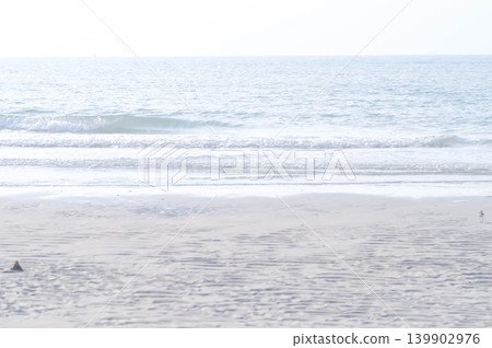 beach ,sand and sea or beach background or sea background 139902976