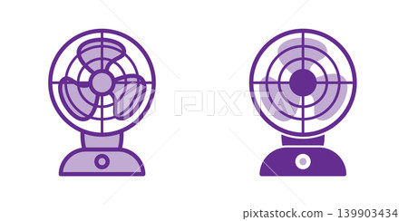 Air Fan icon design template Air Fan icon design template 139903434