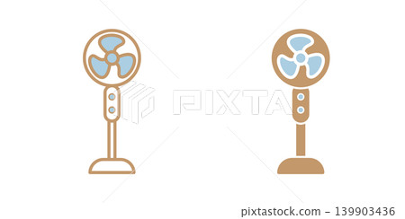Air Fan icon design template Air Fan icon design template 139903436