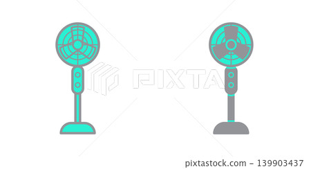 Air Fan icon design template Air Fan icon design template 139903437