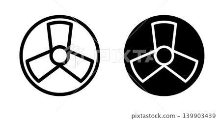Air Fan icon design template Air Fan icon design template 139903439