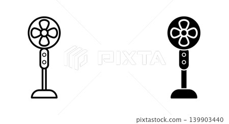 Air Fan icon design template Air Fan icon design template 139903440