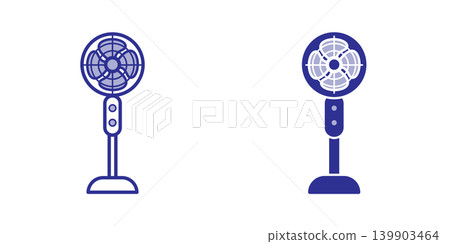 Air Fan icon design template Air Fan icon design template 139903464