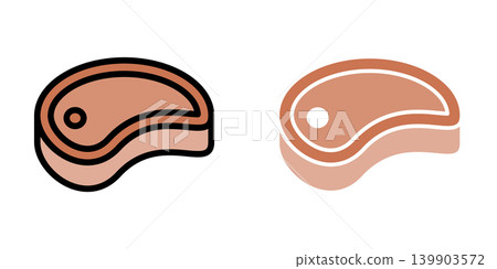 Meat icon design template Meat icon design template 139903572