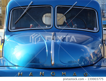 Hanomag truck, vintage cars exhibited during the Retro Mobile Parade in Zagreb, Croatia Hanomag truck, vintage cars exhibited during the Retro Mobile Parade in Zagreb, Croatia 139903775