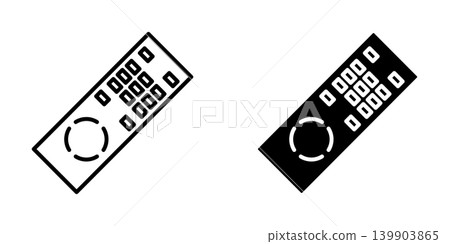 Remote Control icon design template 139903865