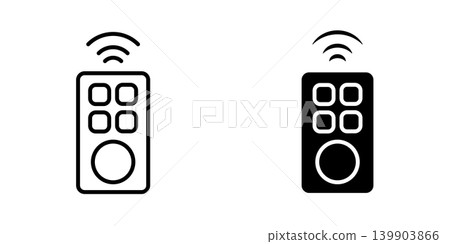 Remote Control icon design template Remote Control icon design template 139903866