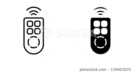 Remote Control icon design template Remote Control icon design template 139903870
