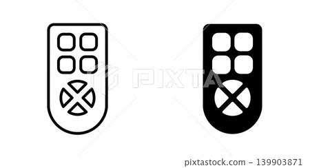 Remote Control icon design template Remote Control icon design template 139903871