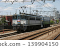 EF66-11 being transported for display at the Railway Museum [hauled by EF65-1002, with headmark] (at Shitte Station) 139904150