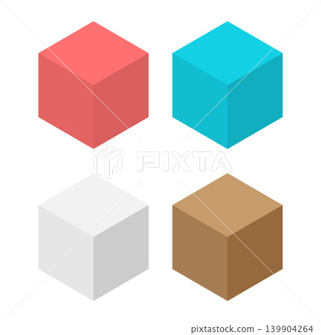 Isometric illustrations of game pieces for board games Isometric illustrations of game pieces for board games 139904264
