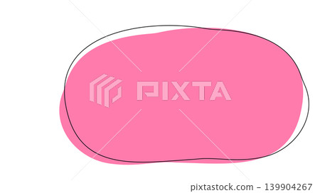 Simple, fluffy, hand-drawn speech bubble frame Simple, fluffy, hand-drawn speech bubble frame 139904267