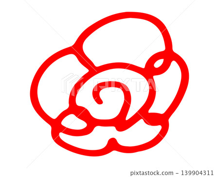 簡單的手寫花圈 簡單的手寫花圈 139904311