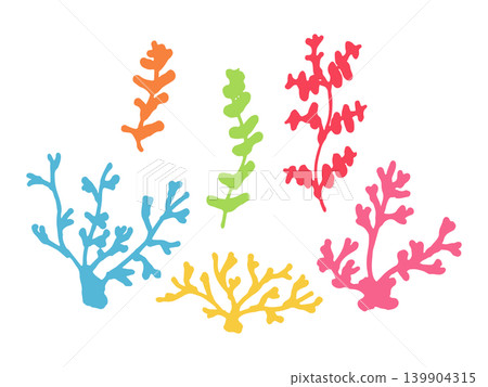 Simple coral illustration 139904315