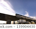 A monorail runs through the warehouse district of the Distribution Center (Heiwajima, Ota Ward, Tokyo). 139904430