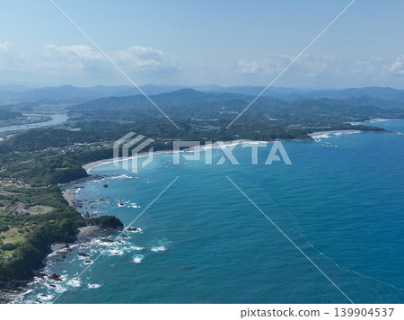 高知縣四萬十市平野海岸週邊景色 高知縣四萬十市平野海岸週邊景色 139904537