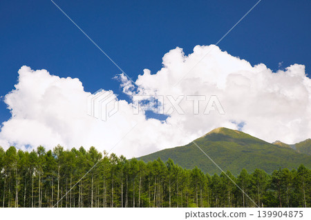 夏季高原風光,藍天倒映著朵朵白雲。 夏季高原風光,藍天倒映著朵朵白雲。 139904875