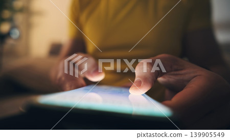 Person Typing Chat Message On Digital Smartphone Display Person Typing Chat Message On Digital Smartphone Display 139905549