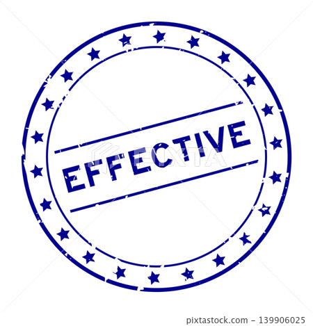 Grunge blue effective word round seal stamp on white background Grunge blue effective word round seal stamp on white background 139906025