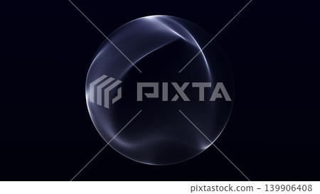 Dark blue digital sphere with subtle wireframe wave surface and soft futuristic light form, abstract technology orb for AI, science and premium backgrounds. Dark blue digital sphere with subtle wireframe wave surface and soft futuristic light form, abstract technology orb for AI, science and premium backgrounds. 139906408