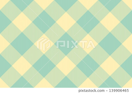 Tiny check tartan vector, dimensional background fabric pattern. Invitation texture textile seamless plaid in light and yellow colors. 139906465