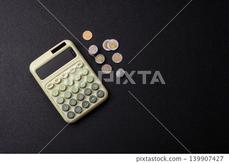Mexico, Mexican peso paper money and coins, financing and commodity exchange. Mexican currency 139907427