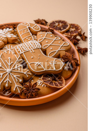 Christmas gingerbread, sweets and cookies for the festive table. Christmas gingerbread Christmas gingerbread, sweets and cookies for the festive table. Christmas gingerbread 139908230