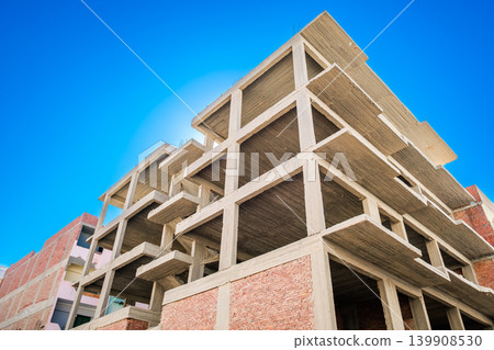 unfinished multi-storey monolithic house unfinished multi-storey monolithic house 139908530