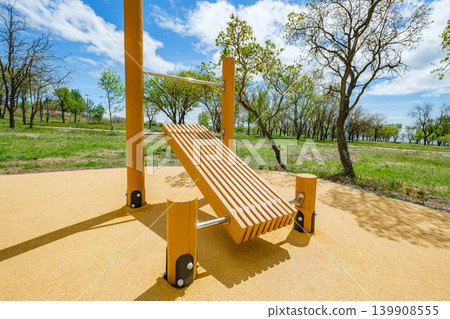 sports wooden simulator for working out torso of body sports wooden simulator for working out torso of body 139908555