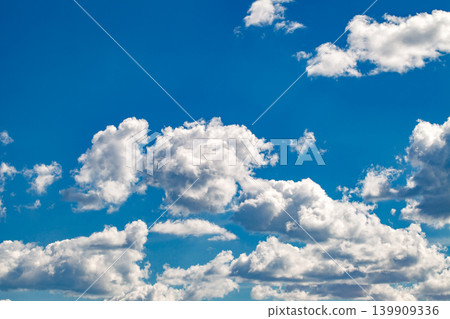white clouds in blue sky on clear day white clouds in blue sky on clear day 139909336