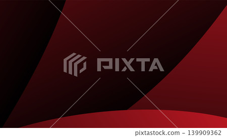 Abstract stripe curve red paper background. Minimalist geometric banner background Abstract stripe curve red paper background. Minimalist geometric banner background 139909362