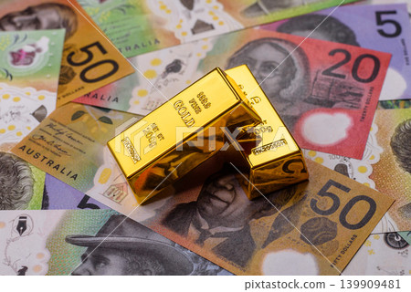 Australian gold bars or ingots as a tool for balance, financial investment. Australian gold bars Australian gold bars or ingots as a tool for balance, financial investment. Australian gold bars 139909481
