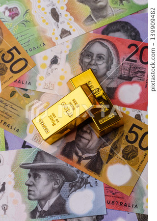 Australian gold bars or ingots as a tool for balance, financial investment. Australian gold bars Australian gold bars or ingots as a tool for balance, financial investment. Australian gold bars 139909482
