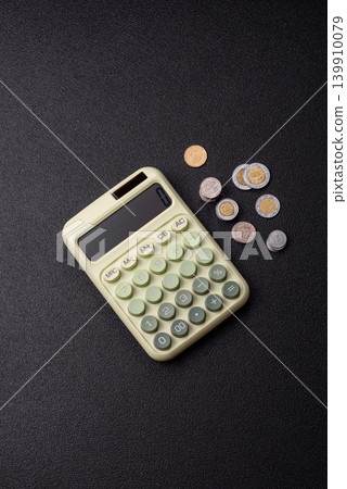 Mexico, Mexican peso paper money and coins, financing and commodity exchange. Mexican currency Mexico, Mexican peso paper money and coins, financing and commodity exchange. Mexican currency 139910079