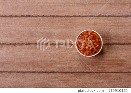Beans in tomato sauce, a canned stew for the dinner table. Beans in tomato sauce Beans in tomato sauce, a canned stew for the dinner table. Beans in tomato sauce 139910161