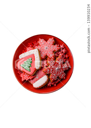 Christmas gingerbread, sweets and cookies for the festive table. Christmas gingerbread Christmas gingerbread, sweets and cookies for the festive table. Christmas gingerbread 139910234