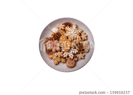 Christmas gingerbread, sweets and cookies for the festive table. Christmas gingerbread Christmas gingerbread, sweets and cookies for the festive table. Christmas gingerbread 139910237