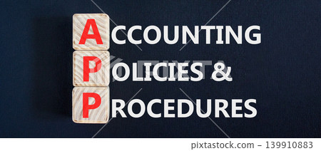 APP accounting policies and procedures symbol. Concept words APP accounting policies and procedures on beautiful wooden blocks. Beautiful black background. Business APP concept. Copy space. APP accounting policies and procedures symbol. Concept words APP accounting policies and procedures on beautiful wooden blocks. Beautiful black background. Business APP concept. Copy space. 139910883
