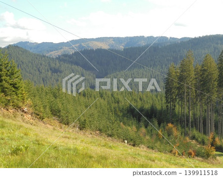 Beskydy Mountains: Panoramic Forests and Meadows in a Scenic Landscape Beskydy Mountains: Panoramic Forests and Meadows in a Scenic Landscape 139911518