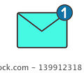 Email icon ② Blue 139912318