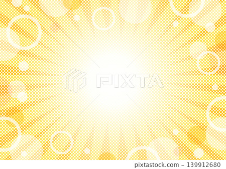 Sparkling yellow polka dot background material (pop poster frame) Sparkling yellow polka dot background material (pop poster frame) 139912680