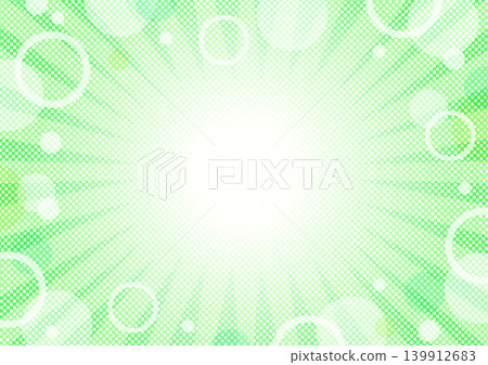 Sparkling green polka dot background material (natural, pop, frame) Sparkling green polka dot background material (natural, pop, frame) 139912683