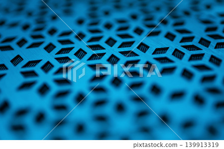 Abstract technological pattern on metal Abstract technological pattern on metal 139913319