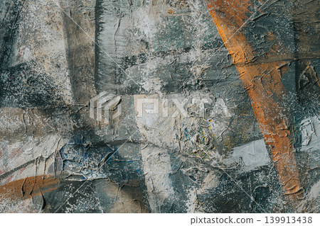 Stone painted wall texture or background 139913438